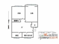 电信巷2室1厅1卫71㎡户型图