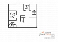 新江花园2室1厅1卫100㎡户型图