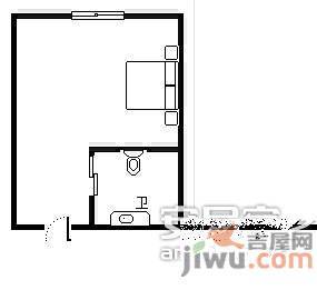 学苑春晓1室0厅1卫户型图