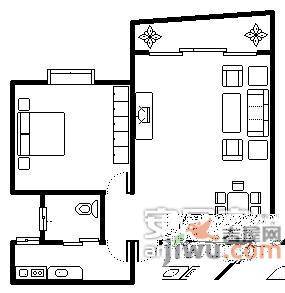 广瑞瑞城花园5室3厅2卫户型图