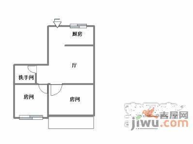 金秋花园2室1厅1卫93㎡户型图