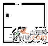 滨江新城时代广场1室1厅1卫58㎡户型图