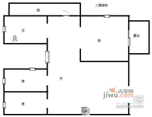 闲林山水丹枫苑4室2厅2卫223㎡户型图