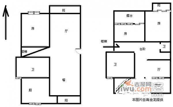 闲林山水丹枫苑5室3厅3卫268㎡户型图