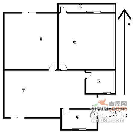 闲林山水丹枫苑2室2厅2卫户型图