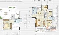 天阳上河4室2厅2卫111㎡户型图