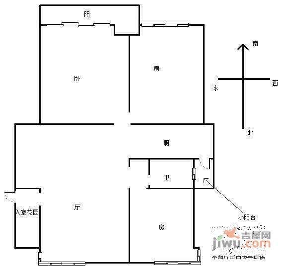 天阳上河3室2厅1卫118㎡户型图