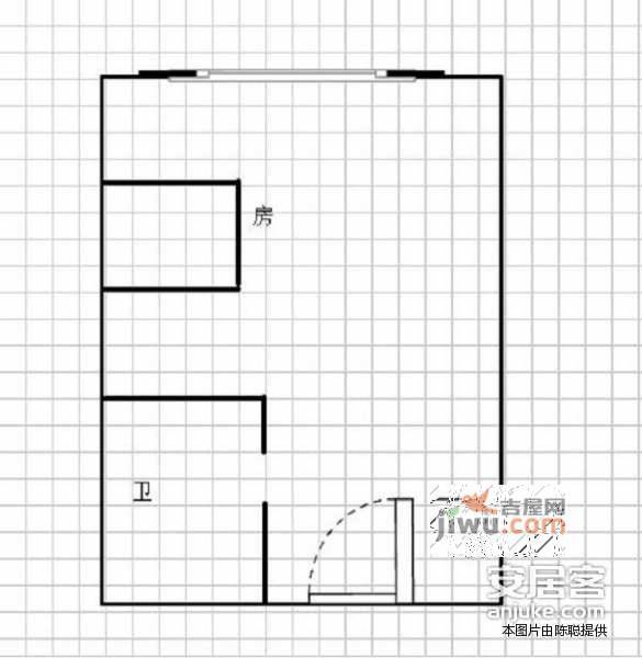 金龙钱江MOHO1室0厅1卫43㎡户型图