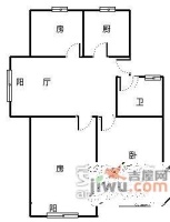 庆隆苑西区3室2厅1卫118㎡户型图