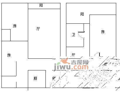 南都江滨花园5室2厅2卫240㎡户型图