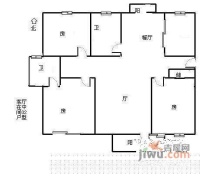 南都江滨花园4室2厅2卫244㎡户型图