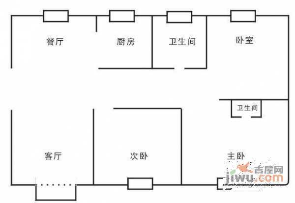 良渚文化村白鹭郡3室2厅2卫215㎡户型图