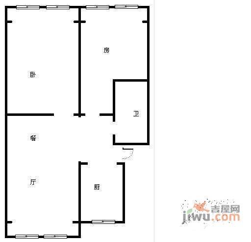 物华小康居住区3室2厅1卫138㎡户型图