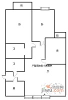 闲林山水紫薇苑3室2厅2卫147㎡户型图