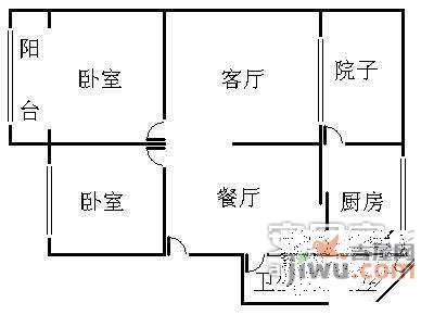 政苑小区A区4室2厅2卫200㎡户型图