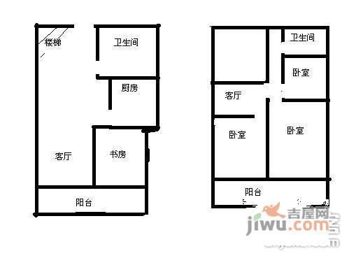 盛元慧谷4室2厅2卫190㎡户型图