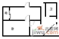 盛元慧谷1室0厅1卫户型图