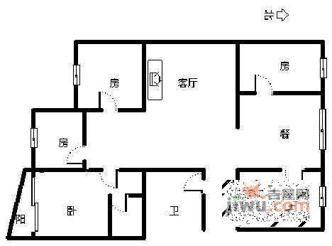 嘉南公寓4室2厅2卫192㎡户型图