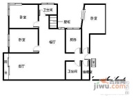 华门自由21世纪公寓3室2厅2卫户型图