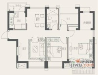 中海金溪园3室1厅1卫93㎡户型图