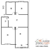 中海金溪园3室2厅1卫153㎡户型图