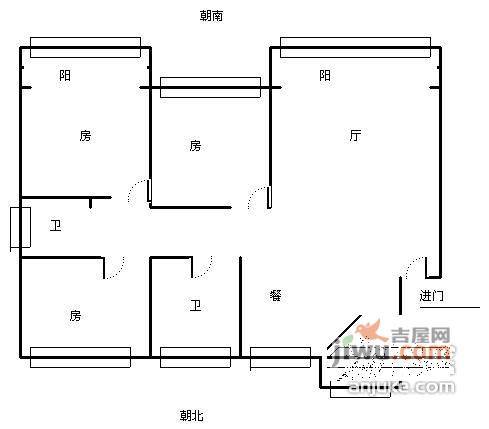 华元芳满庭5室3厅3卫244㎡户型图