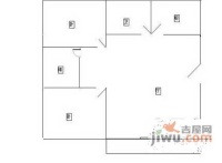 国信嘉园2室2厅2卫105㎡户型图