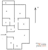 信义坊小区3室2厅2卫130㎡户型图