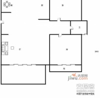 信鸿花园北区2室2厅1卫200㎡户型图