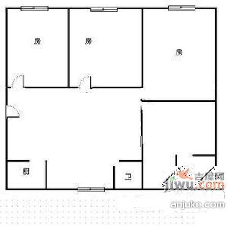 三华天运花园3室2厅2卫160㎡户型图