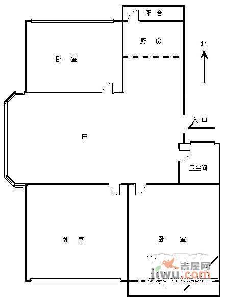 颐景园3室2厅2卫141㎡户型图