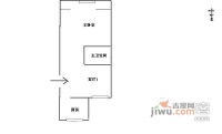 近江二园1室1厅1卫72㎡户型图