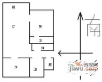 府苑新村3室2厅1卫119㎡户型图