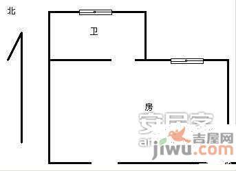 紫金庭园1室1厅1卫55㎡户型图