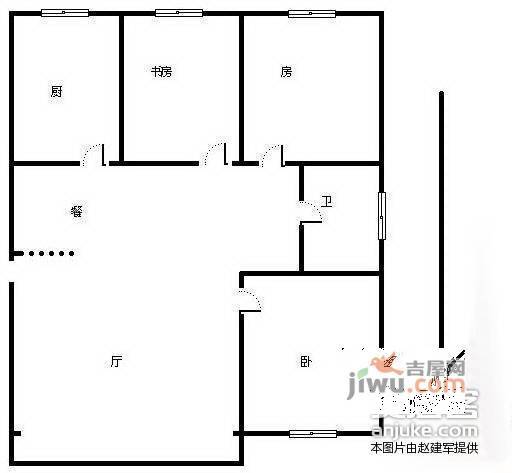 明辉花园3室2厅2卫174㎡户型图