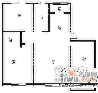 西园凤都苑5室2厅3卫户型图