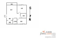 紫桂花园3室1厅1卫114㎡户型图