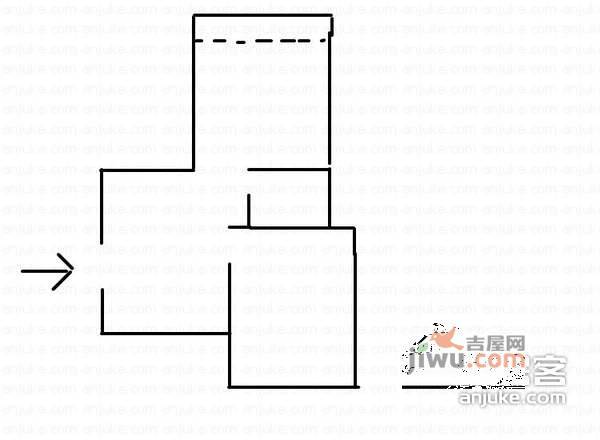 青园小区2室1厅1卫79㎡户型图