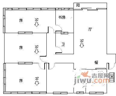 晨光绿苑4室2厅2卫199㎡户型图