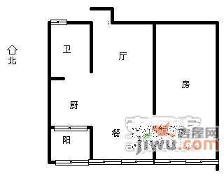 浪漫和山2室1厅1卫89㎡户型图