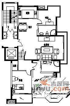 浪漫和山5室3厅4卫389㎡户型图