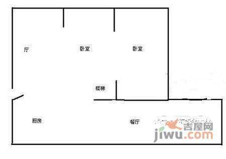 美政花苑3室2厅2卫144㎡户型图