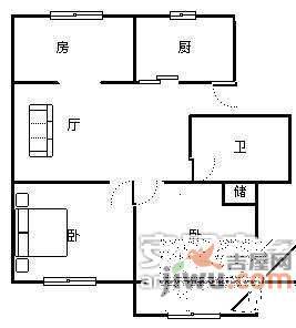 中山北园3室2厅1卫120㎡户型图