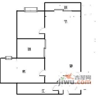 中兴和园3室2厅1卫129㎡户型图