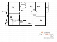 大都文苑風情3室1廳1衛101㎡戶型圖