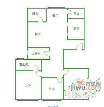 银马公寓4室2厅2卫291㎡户型图