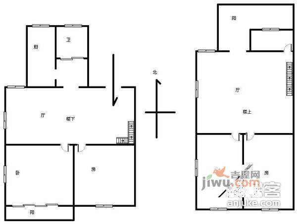 银马公寓5室3厅3卫户型图