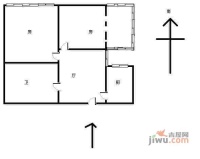 蚕花园永庆坊2室1厅1卫107㎡户型图