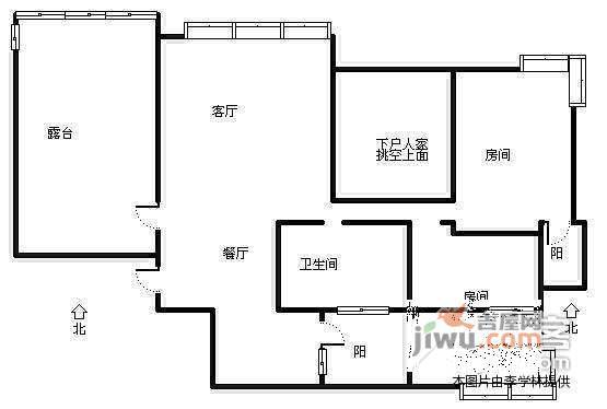 中海钱塘山水4室2厅2卫89㎡户型图