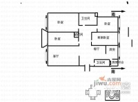 天元公寓4室2厅2卫159㎡户型图